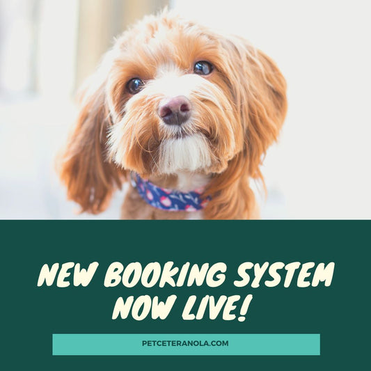 New Grooming Booking System!