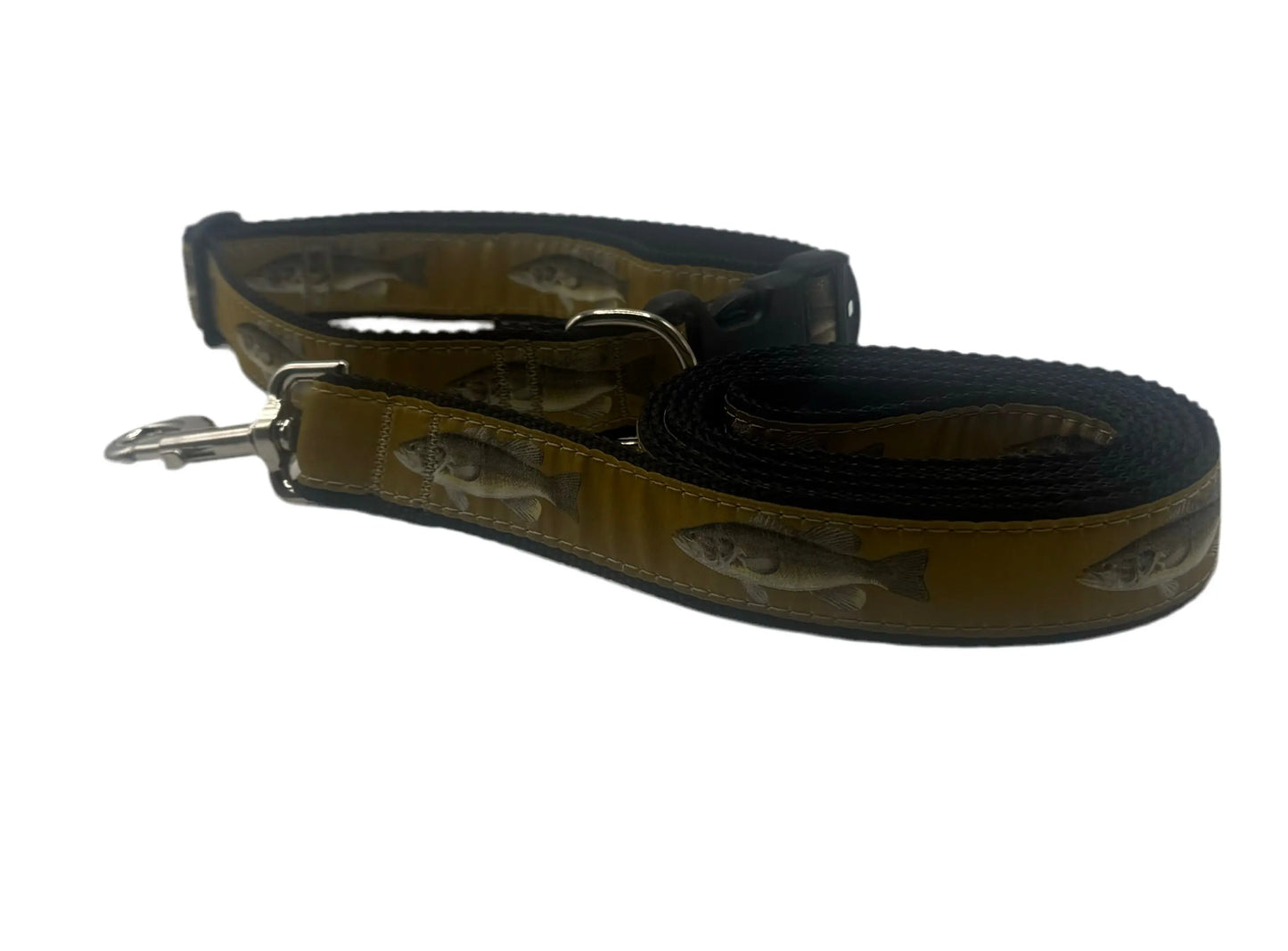 Largemouth Bass Dog Collars & Leads Ebinger Brother Leather Company / Preston Ribbons