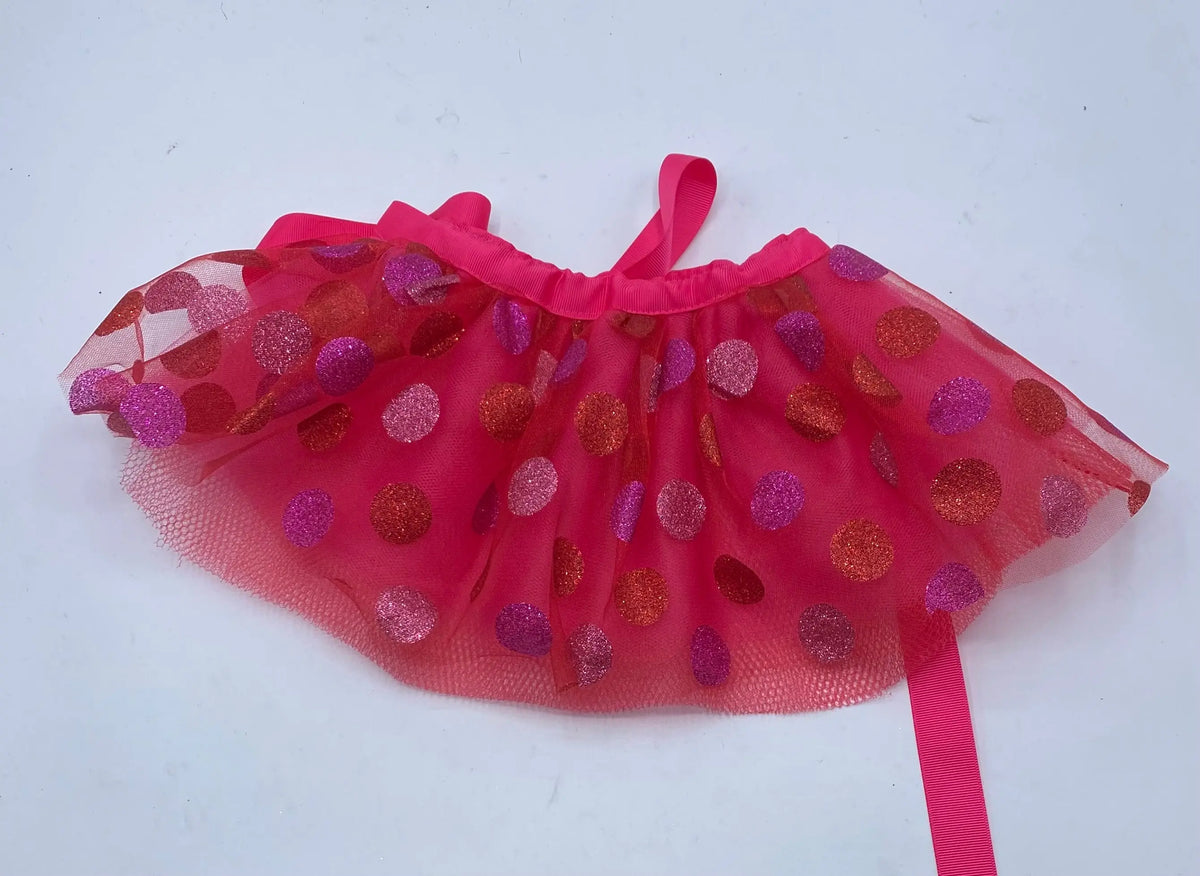 Red & Pink Polka Dots Pet Tutu.