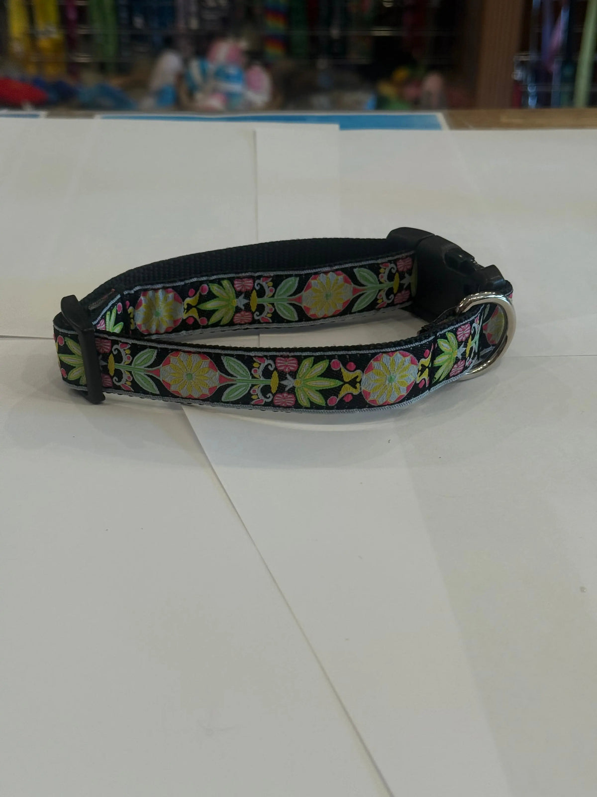 Victorian Daisies Ribbon Collars or leads (5/8" Wide) NOLAbitchcouture