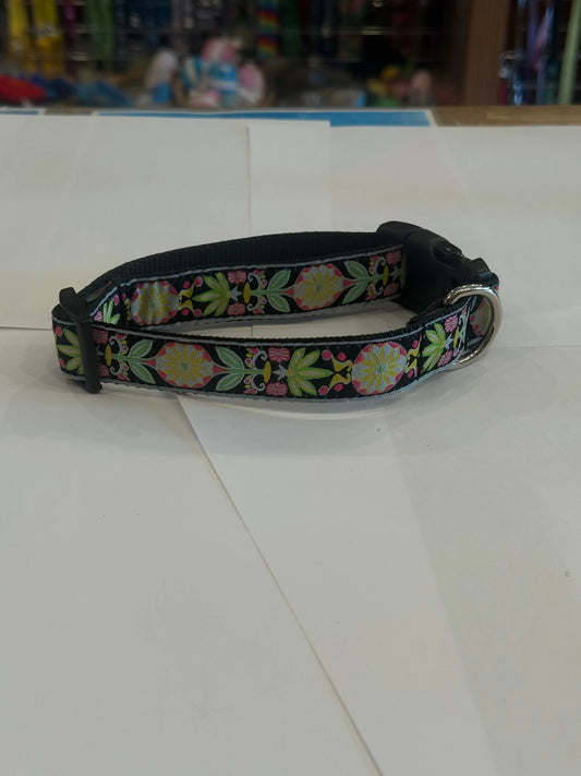 Victorian Daisies Ribbon Collars or leads (5/8" Wide) NOLAbitchcouture