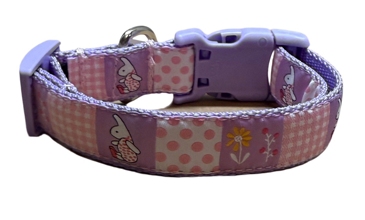 Spring Bunny Ribbon Collars or leads (1" Wide)