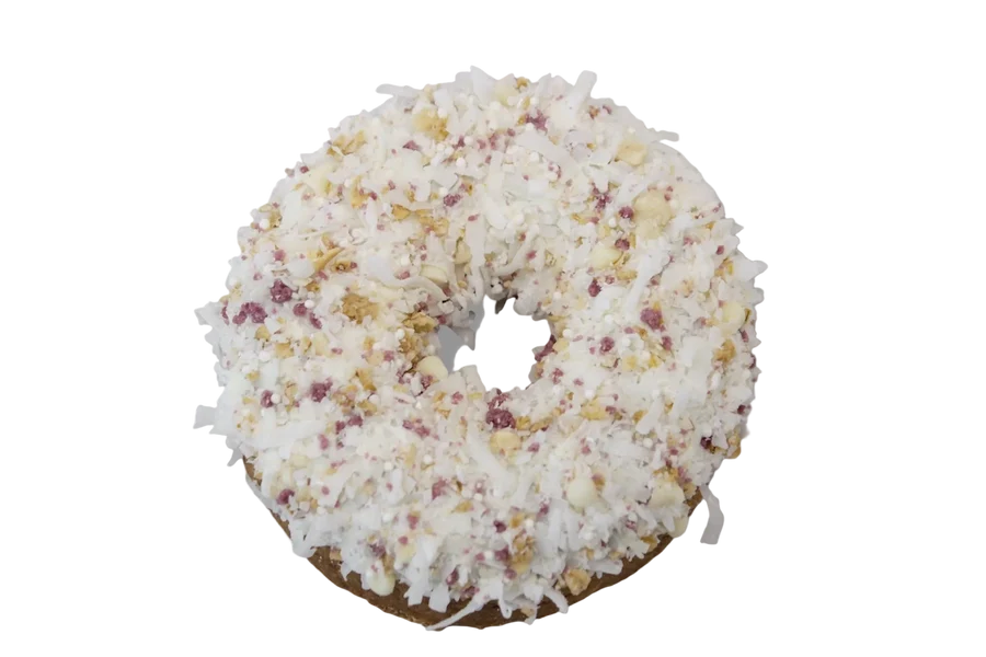 Gourmet Donut, Crunchy Cobbler Blueberry Yogurt Gourmet Donut Dog Treat