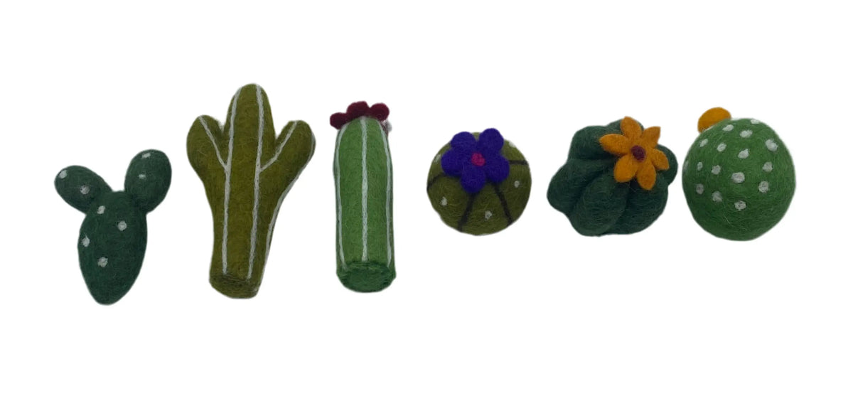 Succulents Theme Wool Cat Toy Distinctly Himalayan