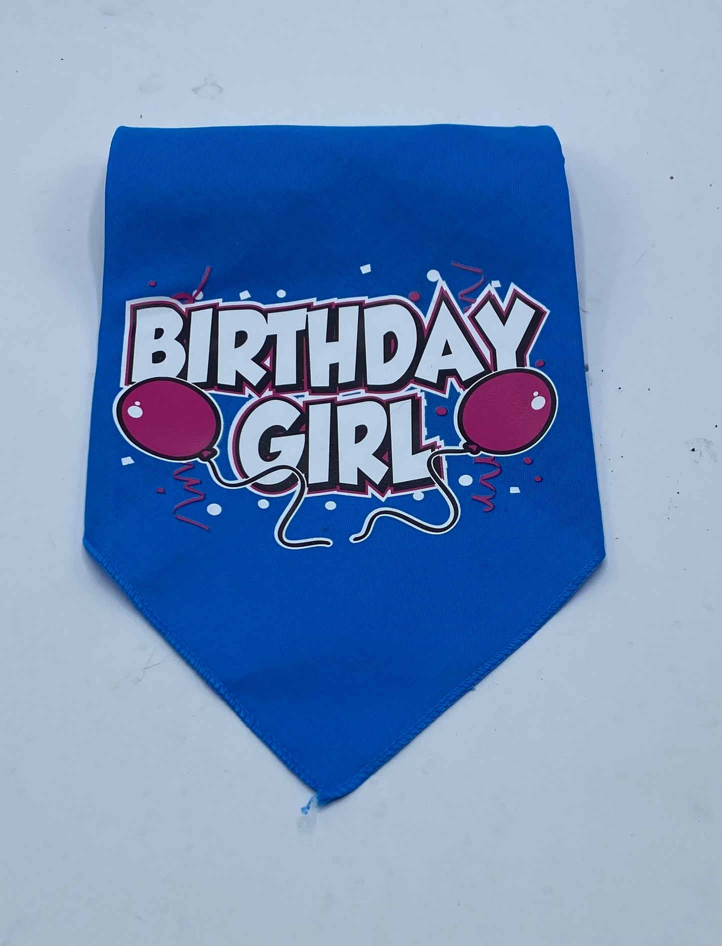 Birthday Girl Dog Bandana.