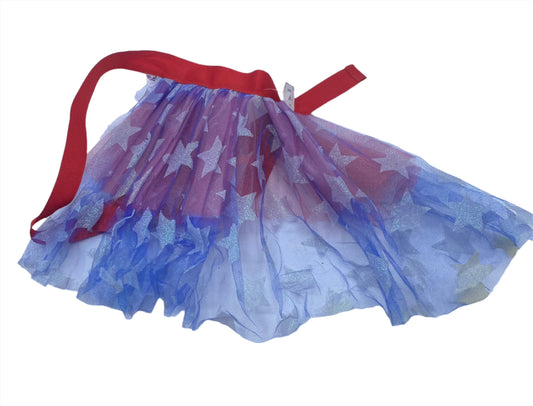 Patriotic Tulle Puppy Tutu.