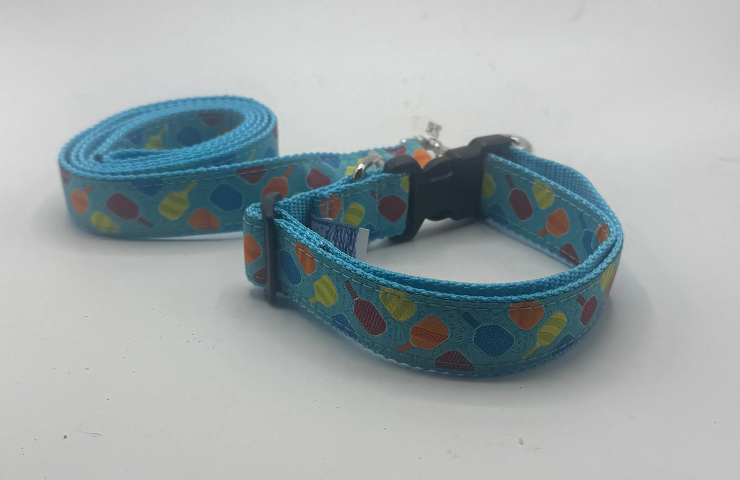 Pickleball Dog Collars & Leads. Ebinger Brother Leather Company / Preston Ribbons