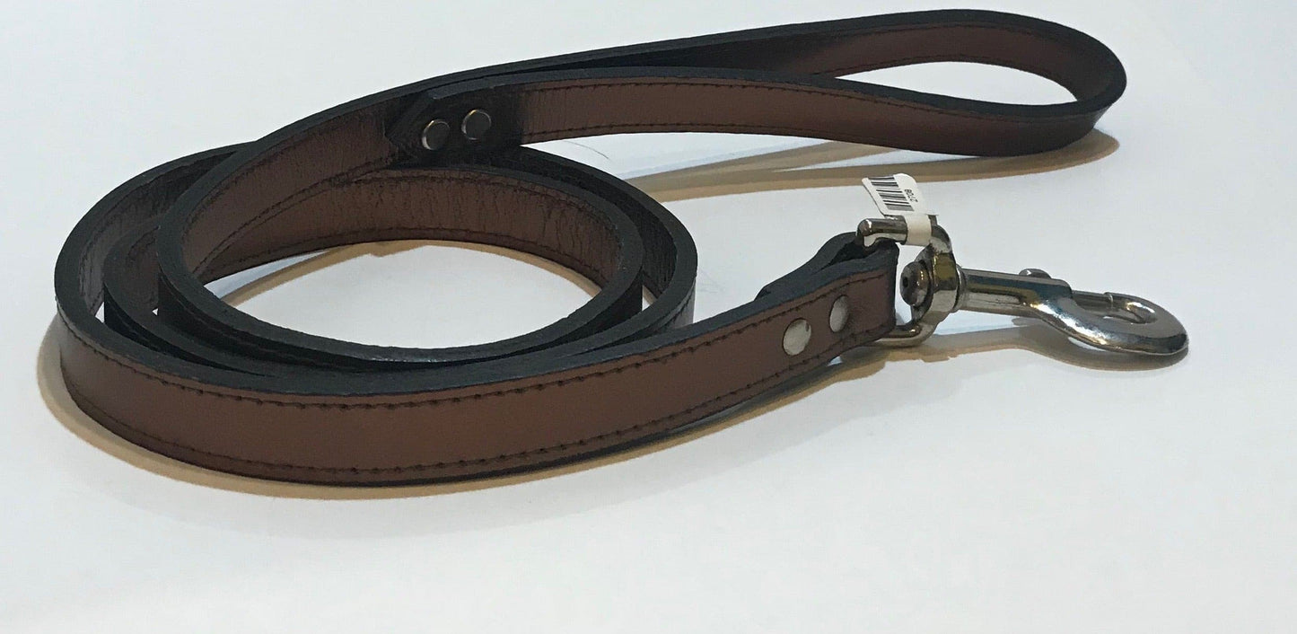 Metallic Leather Lead.