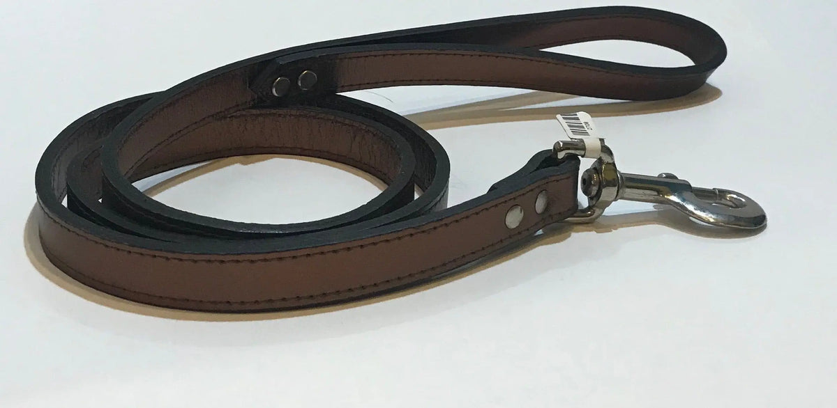 Metallic Leather Lead.