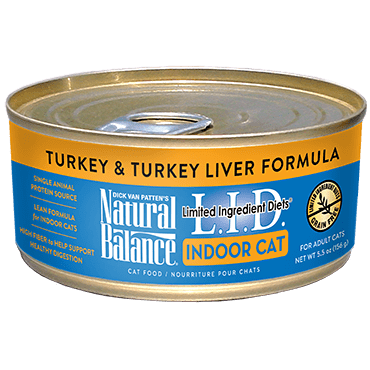 Natural Balance Canned Cat Food.