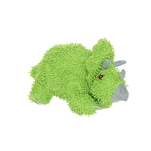Mighty Micro Ball Triceratops Dog Toy