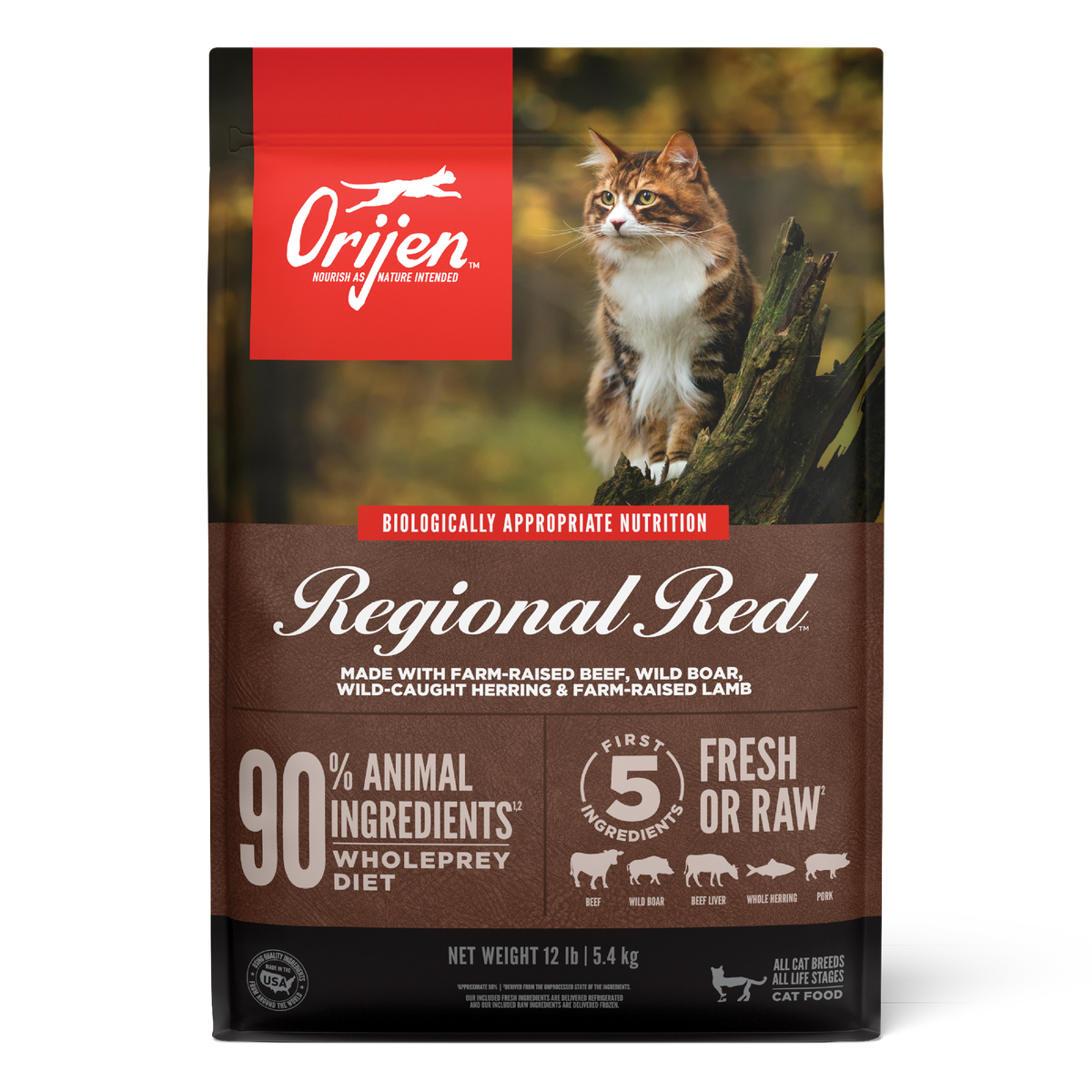 Orijen's Dry Regional Red Cat Food