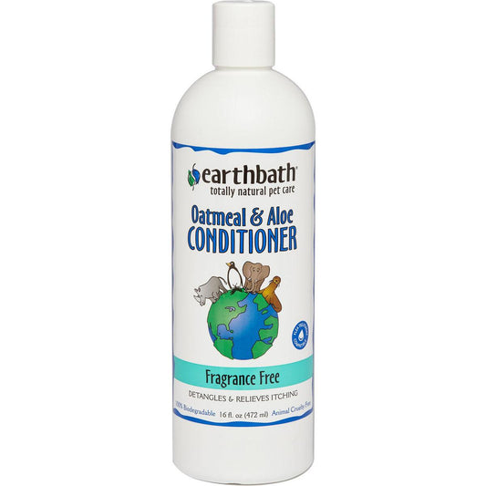Earthbath Shampoo & Conditioner for Dogs (Oatmeal & Aloe Conditioner Frag Free).