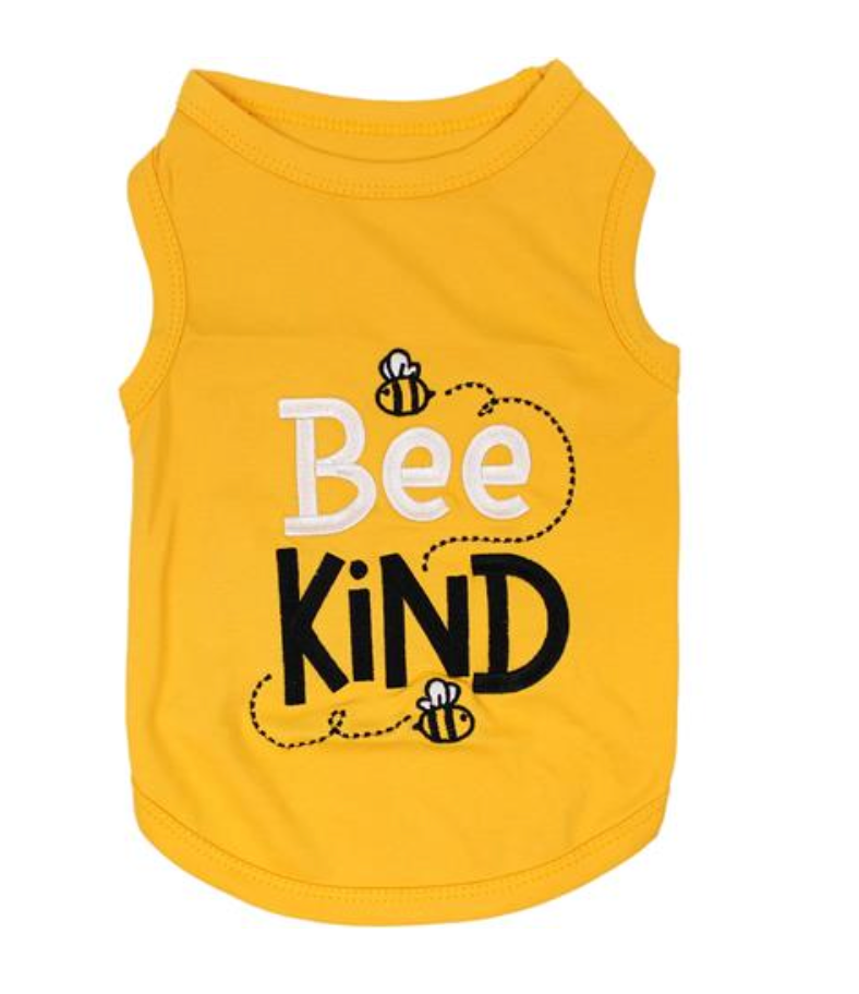 Bee Kind Dog T-Shirt.