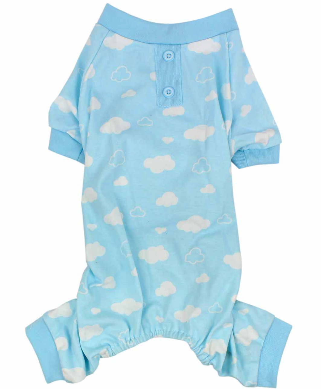 Blue Cloud Dog Pajamas.