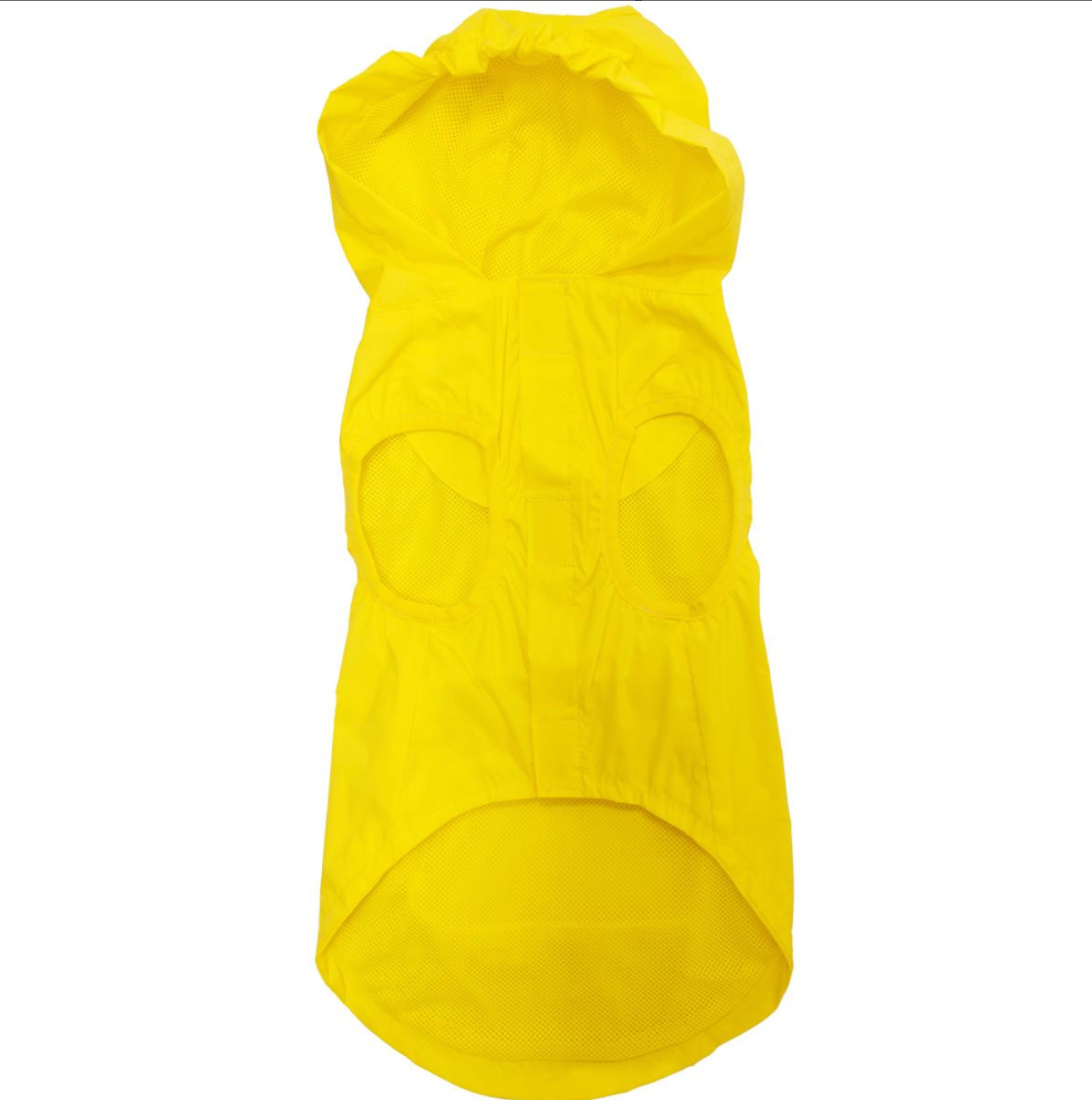 Packable Pet Raincoat - Yellow.