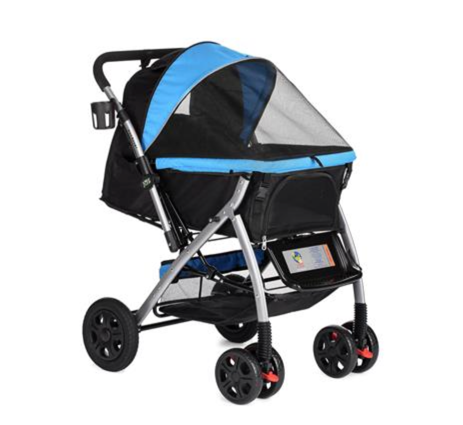 Pet Rover Premium Stroller - Sky Blue.