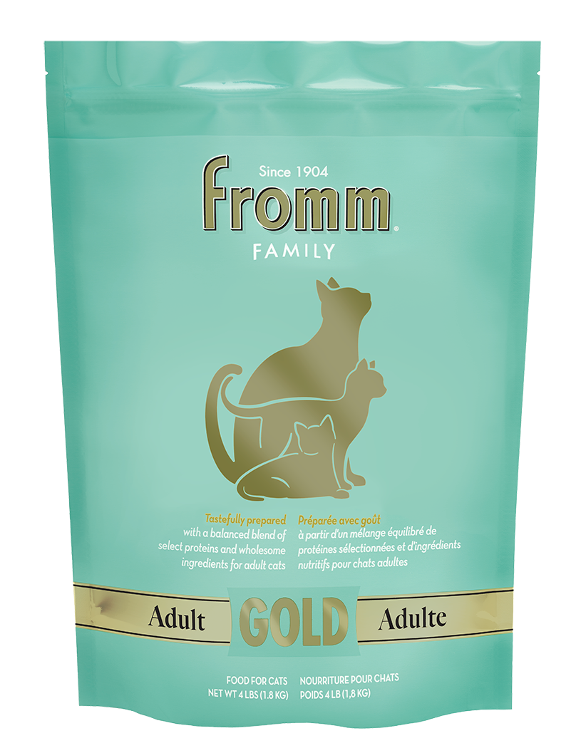 Fromm Cat Food - Gold Adult 4 Lb Bag.