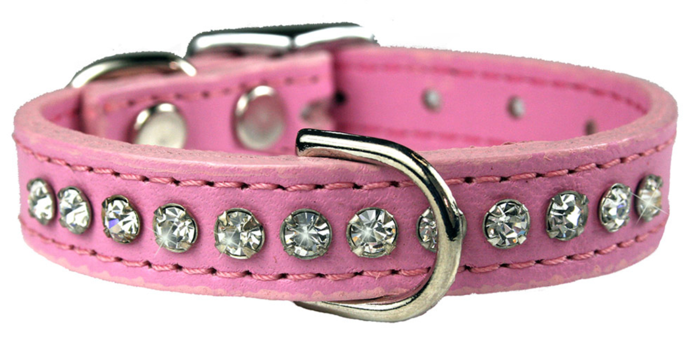 Signature Leather Crystal Collar