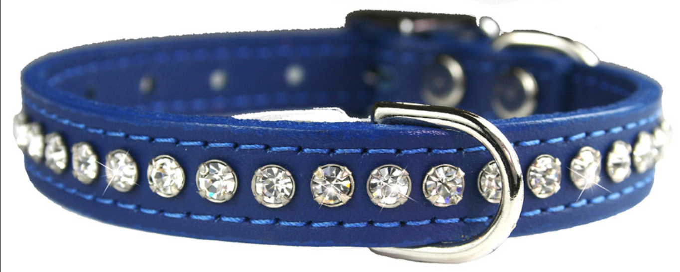 Signature Leather Crystal Collar