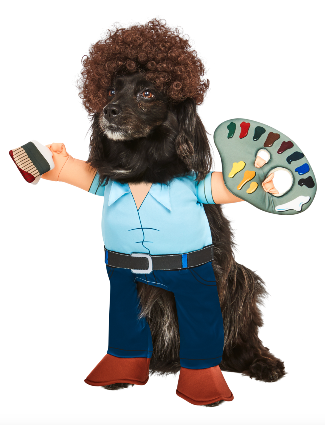 Bob Ross Pet Costume