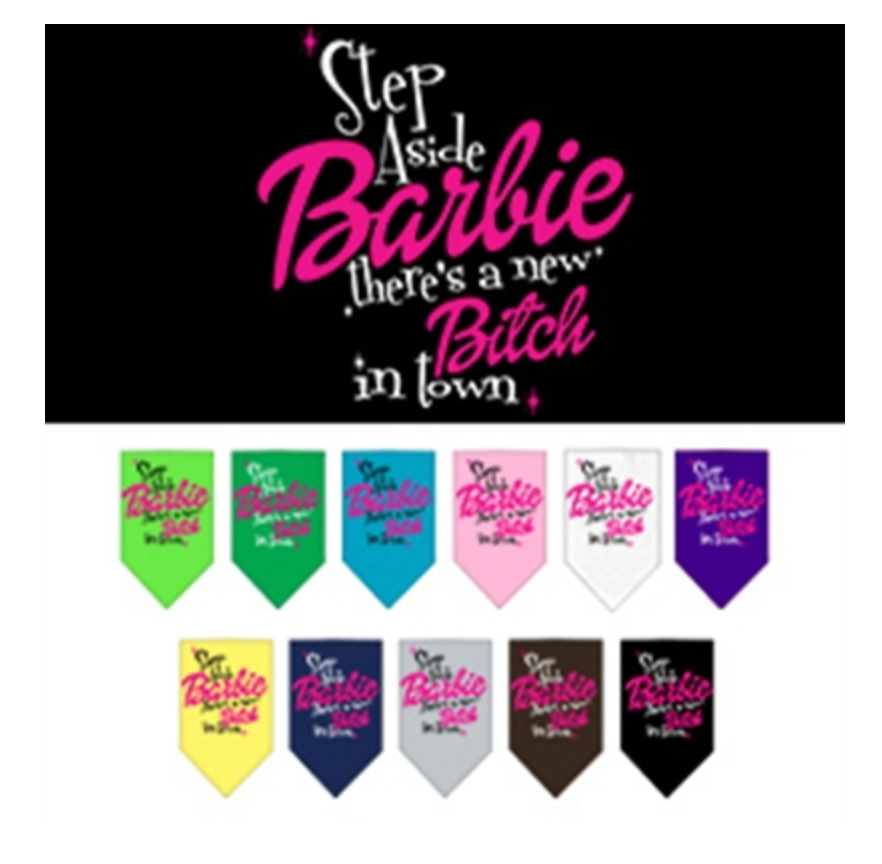 New Bitch in Town Pet Bandana.