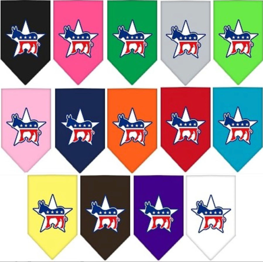 Democrat Screen Print Bandana