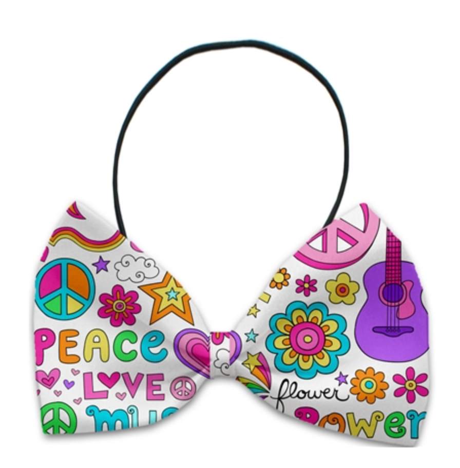 Hippy Love Pet Bow Tie.