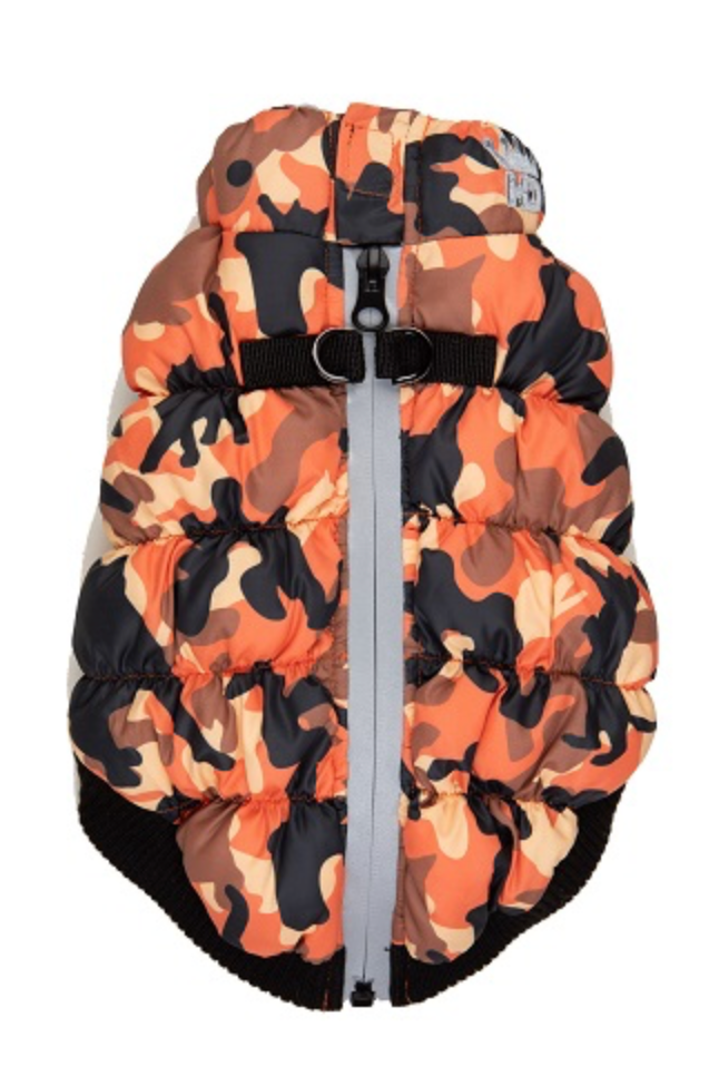 HD Crown Pet Puffer Vest - Camo.