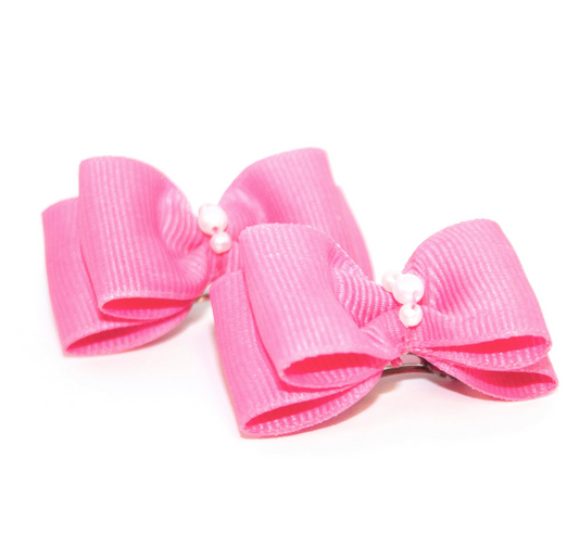 Pink Pet Hair Bows.
