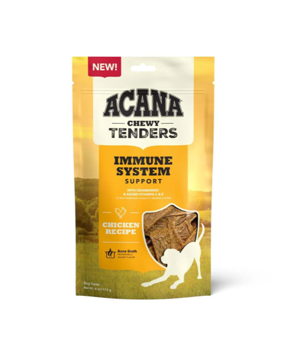 ACANA Chewy Tenders Chicken Recipe Jerky Dog Treats 4oz.