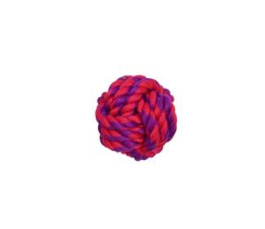 Rope Ball Purple / Magenta 2.75"