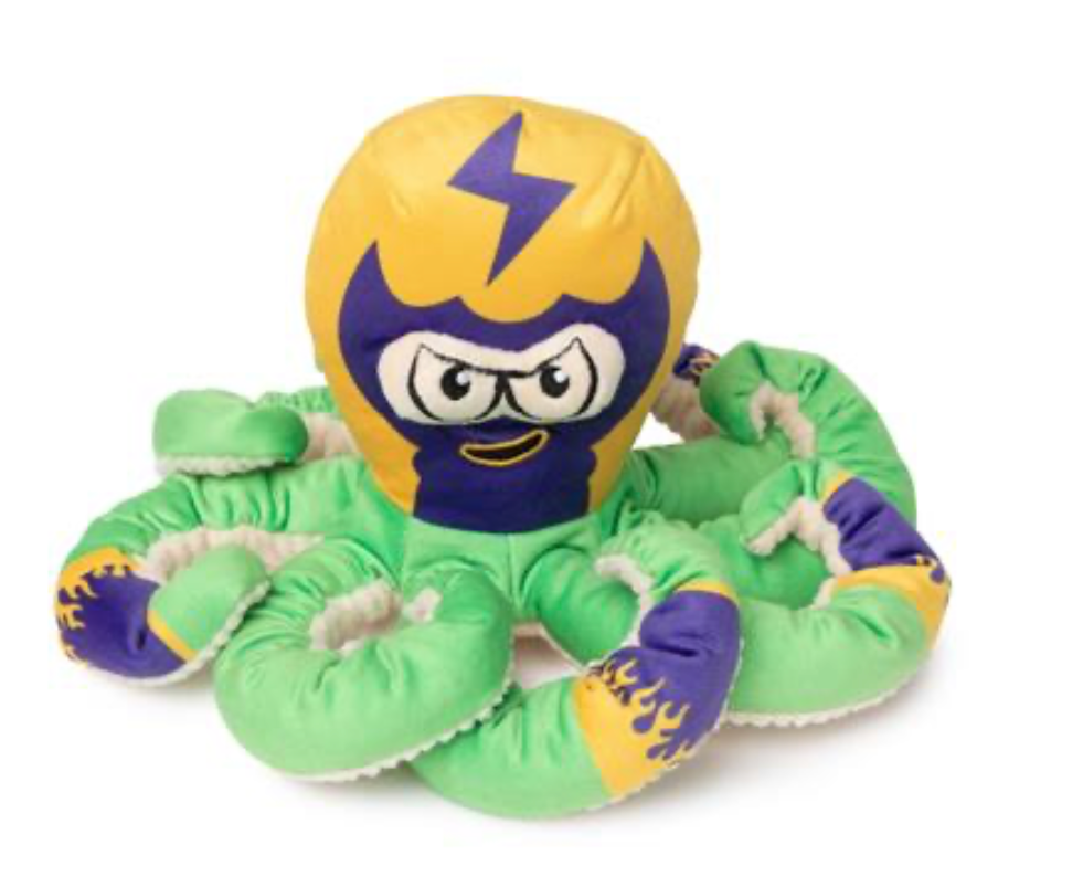 Octo the Outrageous Dog Toy.