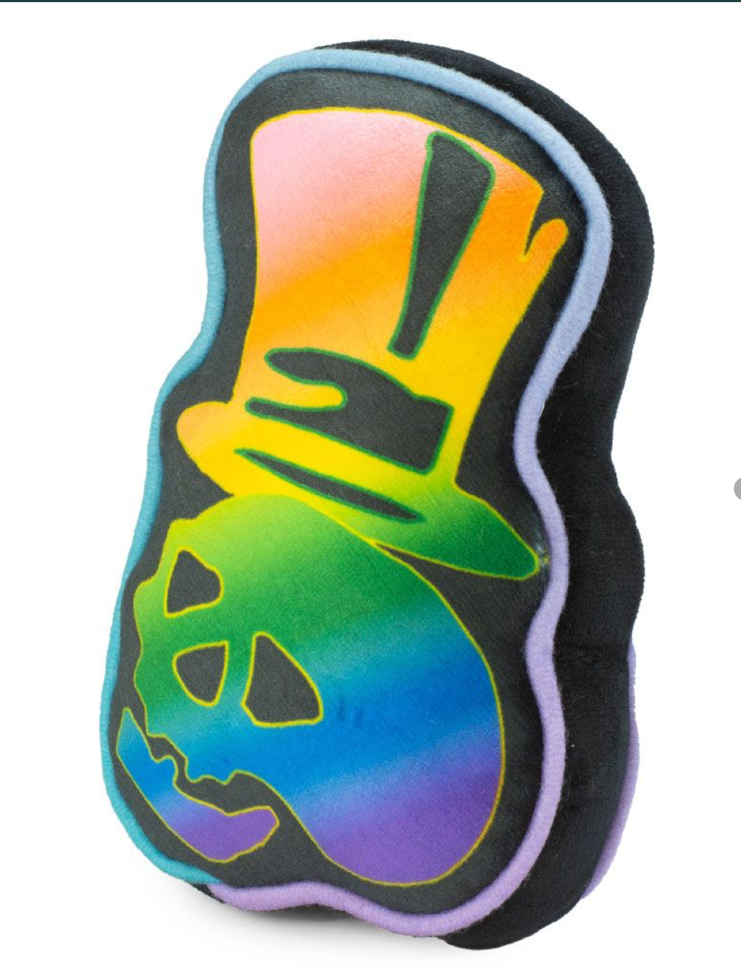 Dog Toy Squeaker Plush - Grateful Dead Skeleton Head Dancing Skeletons Black Multi Color.