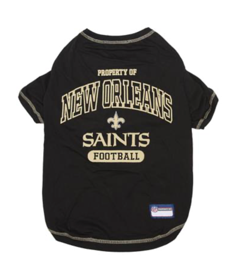 New orleans saints dog shirt hot sale