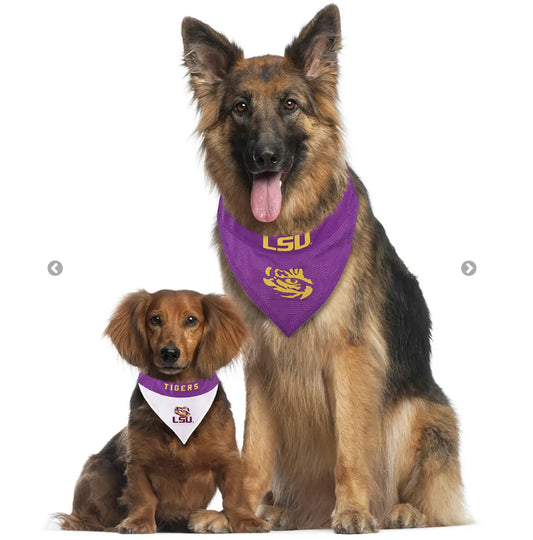 LSU Tigers Reversible Bandana Pets First Inc