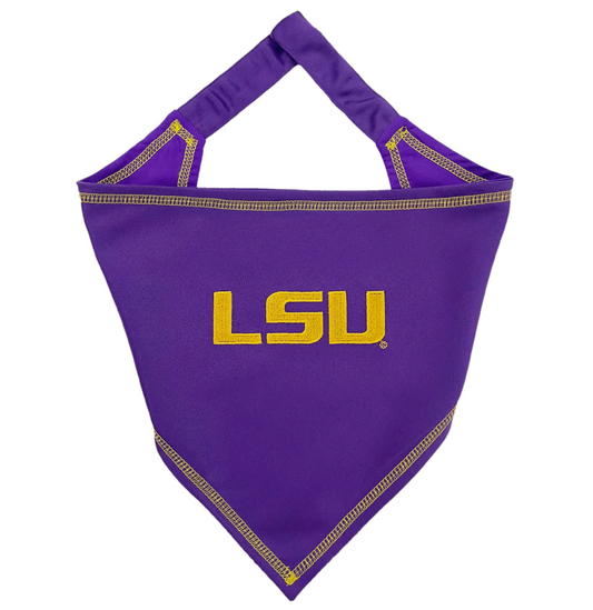 LSU Tie Around Bandana