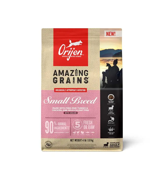 ORIJEN Amazing Grains Small Breed Dog Food 4lbs Petcetera NOLA