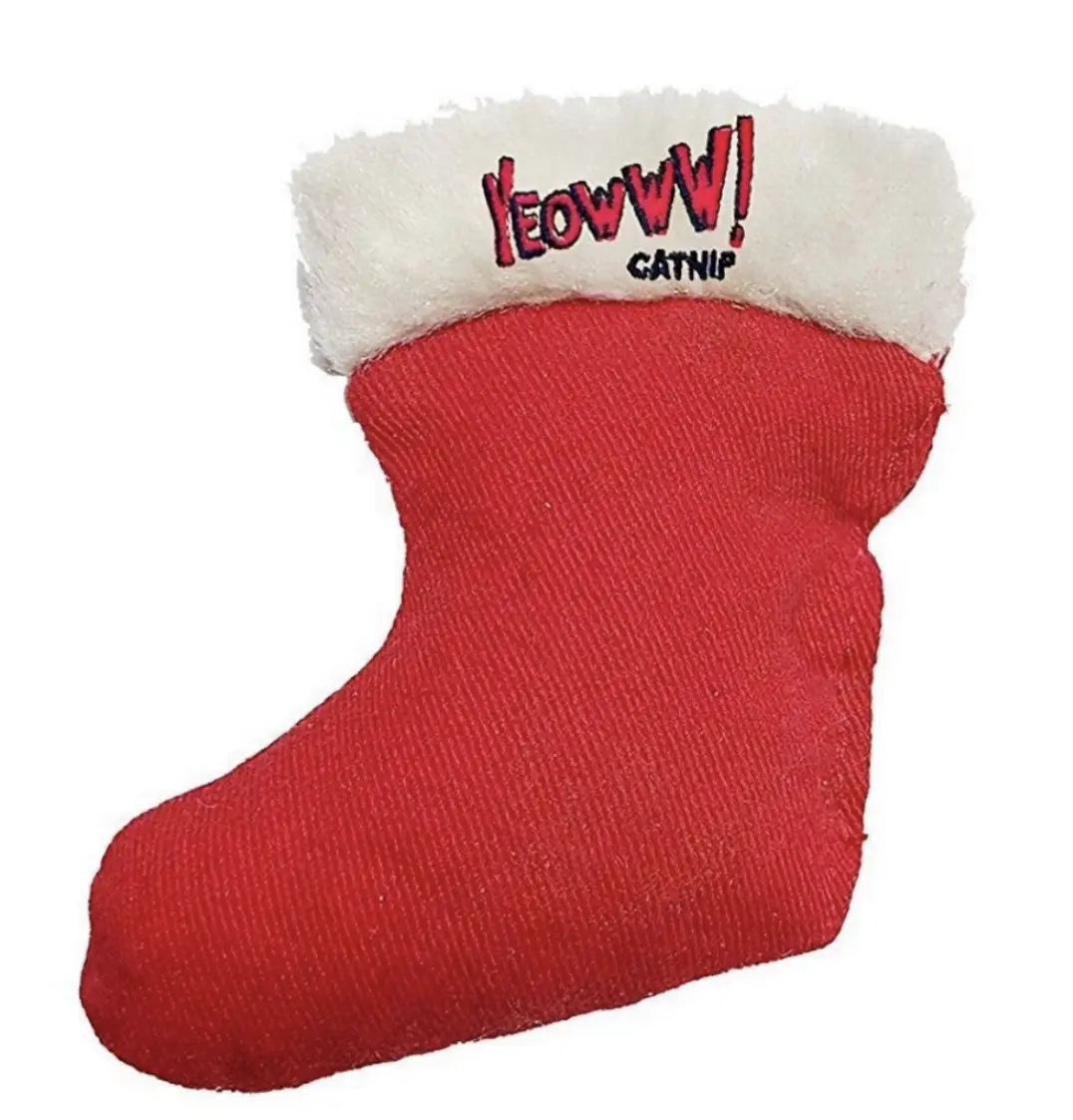 Yeowww! Duckyworld 100% Organic Flower Leaf Catnip Cat Toy Christmas Stocking Petcetera NOLA