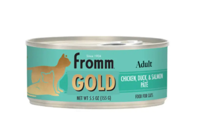 Fromm Gold Adult Pate Cat Food (chicken, Duck, & Salmon) Supreme Pet Supplies (Cat Product)