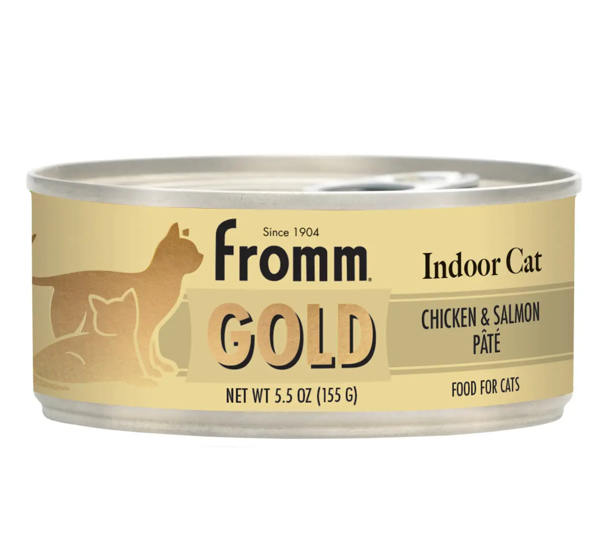 Fromm Gold indoor hairball control Pate Cat Food (chicken, & Salmon) Supreme Pet Supplies (Cat Product)