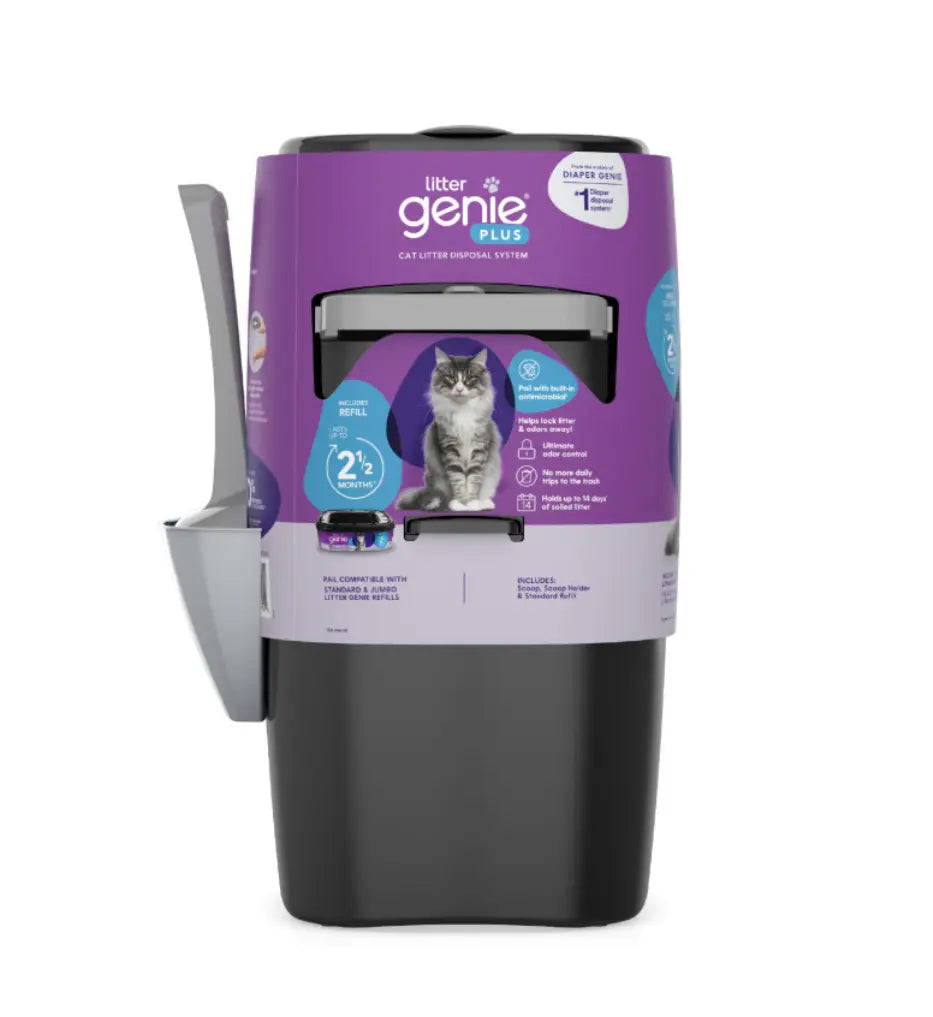 Litter Genie Plus Cat Litter Pail Disposal System Central Pet
