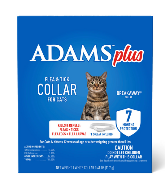 Adams Plus Flea & Tick Collar for Cats
