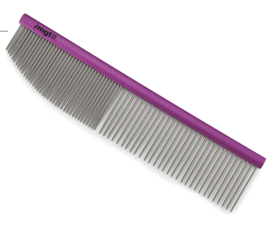 Master Grooming Tools Angled End Medium Coarse Comb