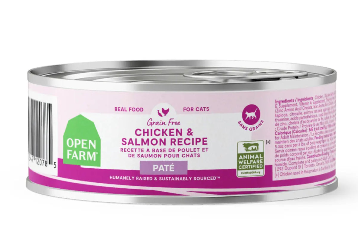 OPEN FARM CHICKEN & SALMON PATE CAT 5.3 OZ Supreme Pet Supplies