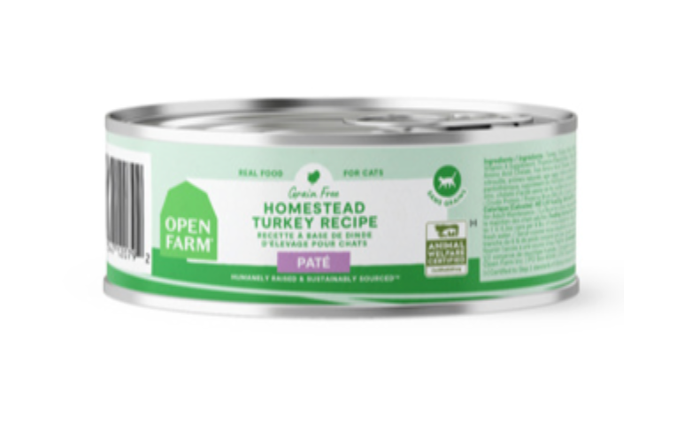OPEN FARM TURKEY PATE CAT 5.3 OZ