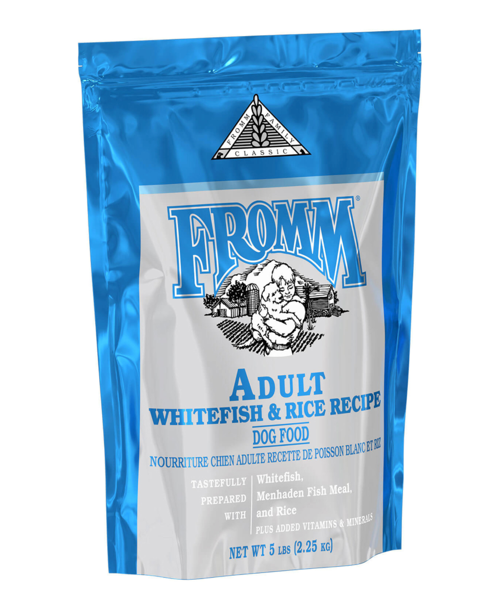 FROMM CLASSIC ADULT WHITEFISH & RICE RECIPE DOG