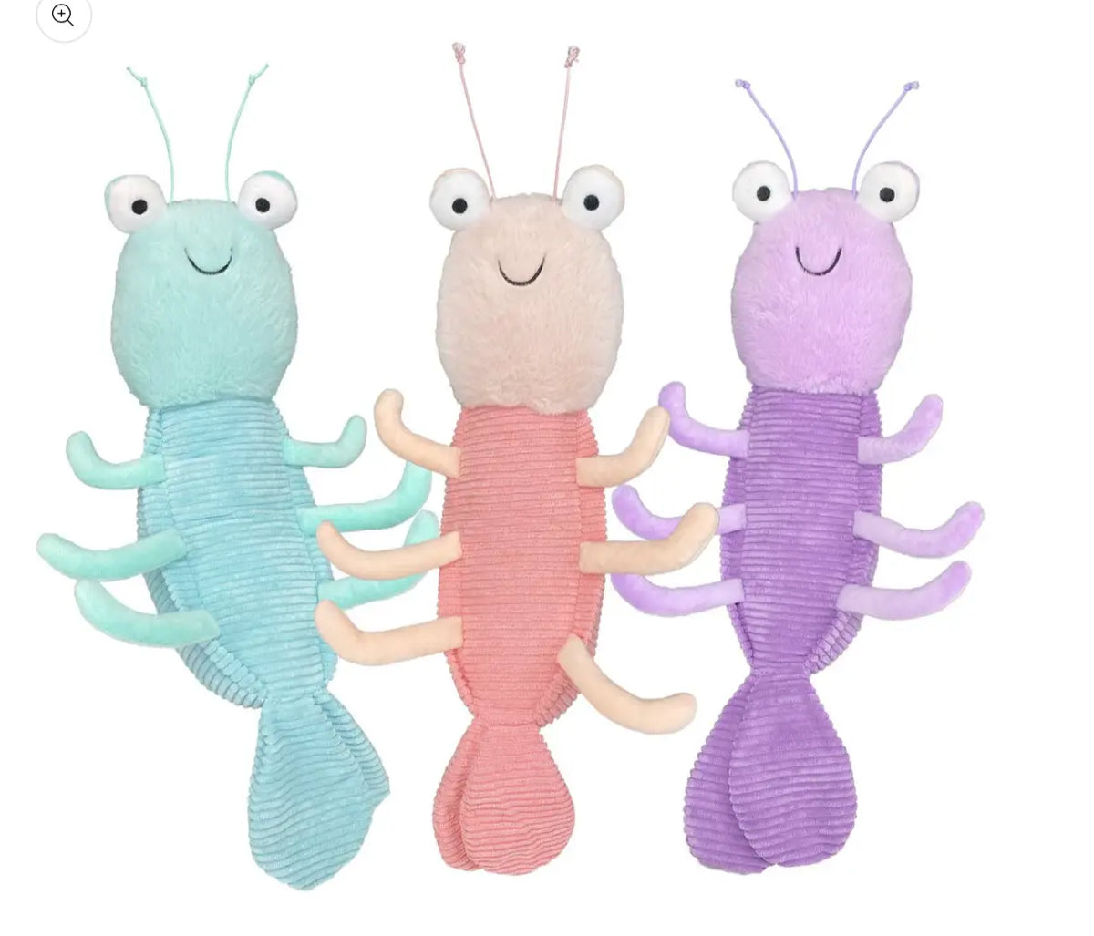 Margaritaville Jumbo Shrimp Plush Dog Toy Multipet