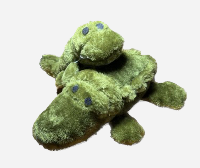 Plush Squeaky Alligators Dog Toy
