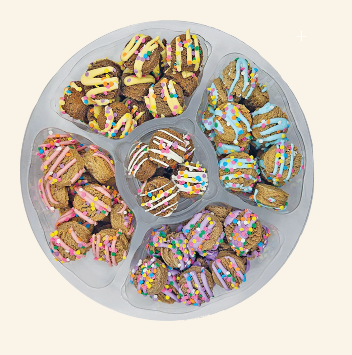 Pastel Shortbread Cookie Tray for Dogs
